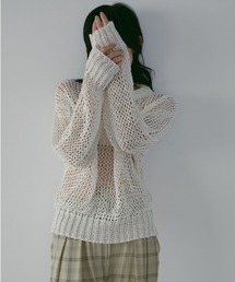 anuke（アンヌーク）の「Tapeyarn Loose Knit（ニット/セーター）」