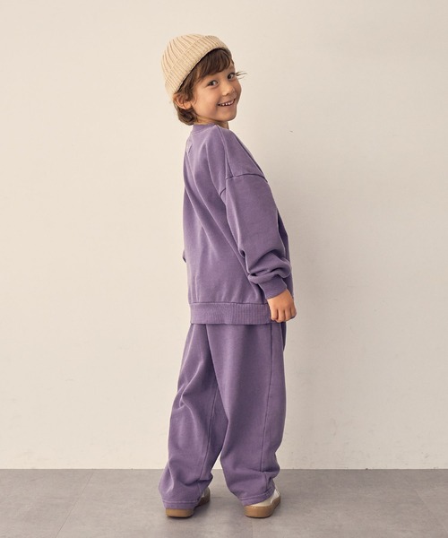 Piet(ピエット)の「【軽量】ヴィンテージライク ロゴスウェット(スウェット・キッズ・グリーン/ピンク/パープル/チャコール・110/100/130/120)」の17枚目の写真