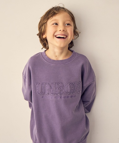 Piet(ピエット)の「【軽量】ヴィンテージライク ロゴスウェット(スウェット・キッズ・グリーン/ピンク/パープル/チャコール・110/100/130/120)」の19枚目の写真