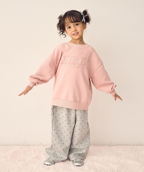 Piet(ピエット)の「【軽量】ヴィンテージライク ロゴスウェット(スウェット・キッズ・グリーン/ピンク/パープル/チャコール・110/100/130/120)」の21枚目の写真