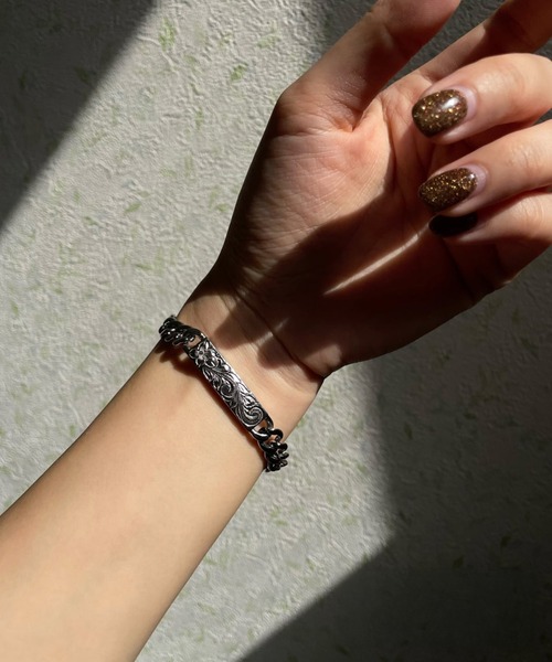 セール】plate bar bracelet/【ハワイアンジュエリー】【サージカル