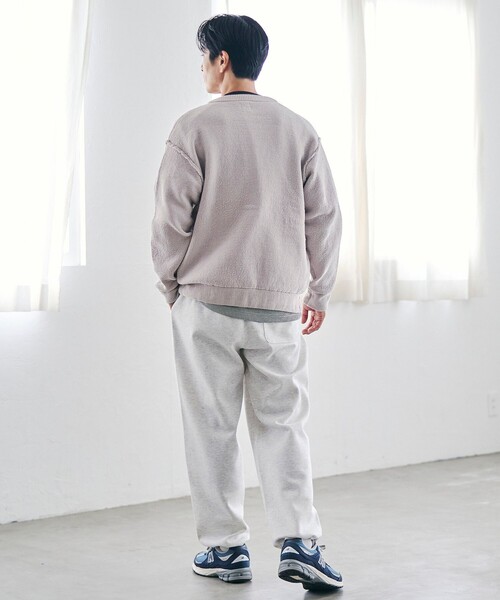 coen（コーエン）の「ソフトタッチモールニットカーディガン（カーディガン/ボレロ・メンズ・ダークグレー/ナチュラル/ターコイズブルー・S/M/L/XL）」の7枚目の写真