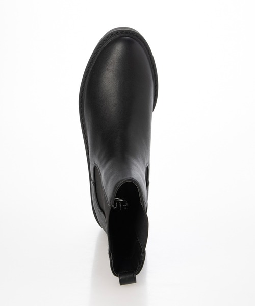 Fin(フィン)の「厚底サイドゴアブーツ【低反発スポンジ入り】(ブーツ・レディース・ブラック/ブラウン・S/M/L/LL)」の5枚目の写真