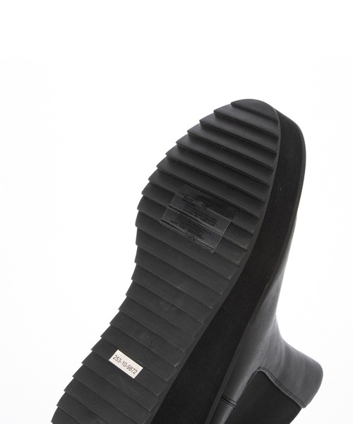 Fin(フィン)の「厚底サイドゴアブーツ【低反発スポンジ入り】(ブーツ・レディース・ブラック/ブラウン・S/M/L/LL)」の6枚目の写真