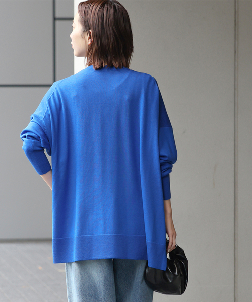 JOURNAL STANDARD relume(ジャーナルスタンダード レリューム)の「《一部WEB限定追加3》BiellaYarnワイドクルーネックプルオーバー(ニット/セーター・レディース・ブラウン/ライトブルー/レッド/ライトグレー/チャコールグレー・FREE)」の17枚目の写真