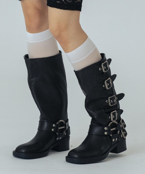 Mollini（モリーニ）の「(MOLLINI)KADE-MO（ブーツ・レディース・ブラック・39/38）」の2枚目の写真