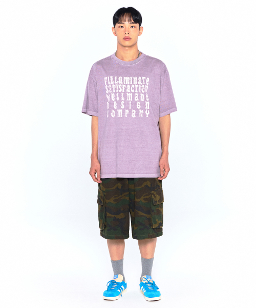 F.ILLUMINATE(フィルミネイト)の「グランジピグメントTシャツ-ライトパープル(Tシャツ/カットソー・レディース・その他・SMALL/MEDIUM/LARGE)」の4枚目の写真