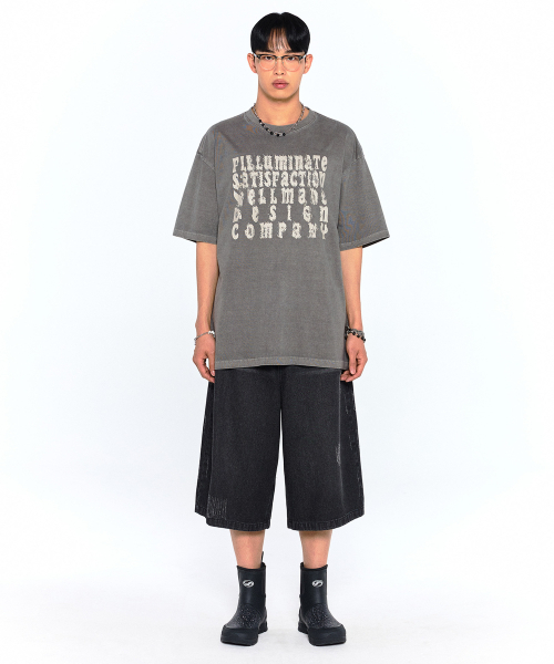 F.ILLUMINATE(フィルミネイト)の「グランジピグメントTシャツ-ライトパープル(Tシャツ/カットソー・レディース・その他・SMALL/MEDIUM/LARGE)」の6枚目の写真