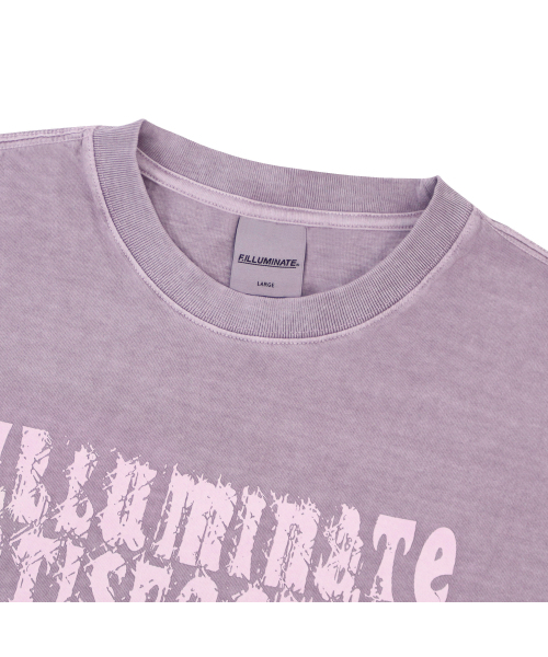 F.ILLUMINATE(フィルミネイト)の「グランジピグメントTシャツ-ライトパープル(Tシャツ/カットソー・レディース・その他・SMALL/MEDIUM/LARGE)」の7枚目の写真