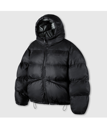 LEMAIN SECOND（リメインセカンド）の「2WAYハイネックオーバーサイズフードパディングジャケット[ブラック]（ダウンジャケット/コート）」