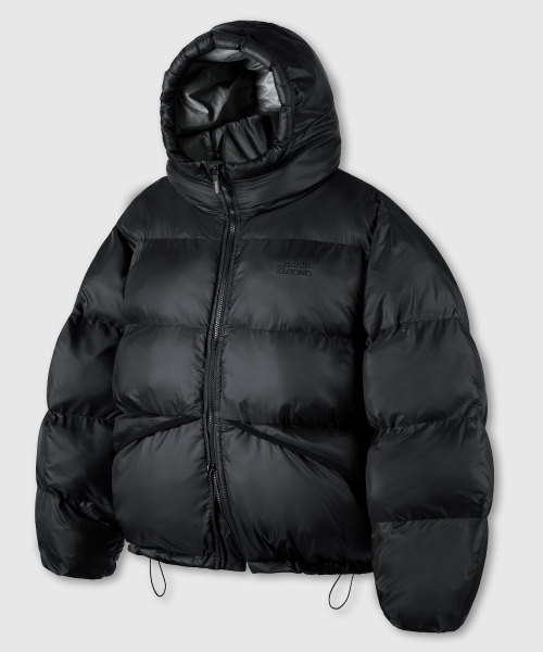 LEMAIN SECOND（リメインセカンド）の「2WAYハイネックオーバーサイズフードパディングジャケット[ブラック]（ダウンジャケット/コート・レディース・その他・SMALL/MEDIUM/LARGE）」の8枚目の写真