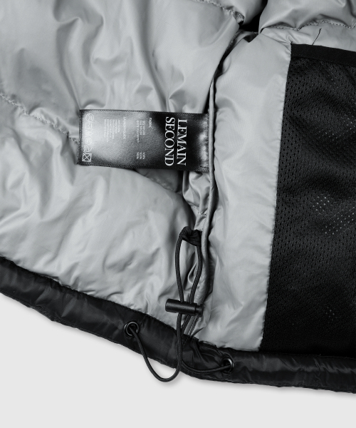 LEMAIN SECOND（リメインセカンド）の「2WAYハイネックオーバーサイズフードパディングジャケット[ブラック]（ダウンジャケット/コート・レディース・その他・SMALL/MEDIUM/LARGE）」の15枚目の写真