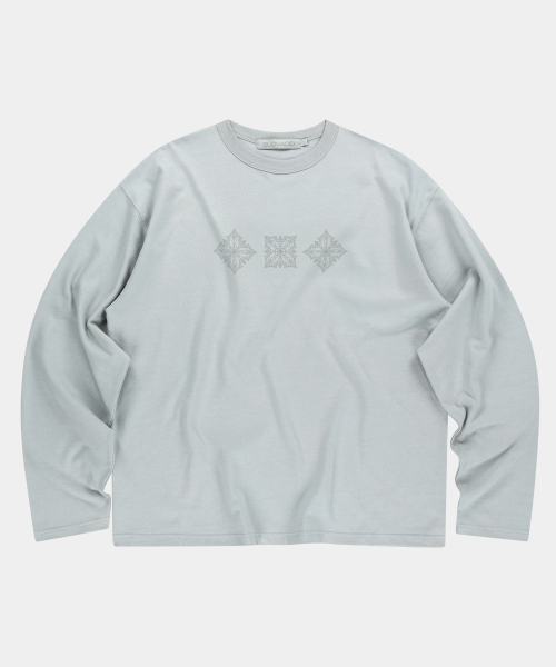 SLOWACID（スローアシッド）の「シンボルリンクロングスリーブ [アイスグレー]（Tシャツ/カットソー・レディース・その他・SMALL/MEDIUM/LARGE）」の2枚目の写真