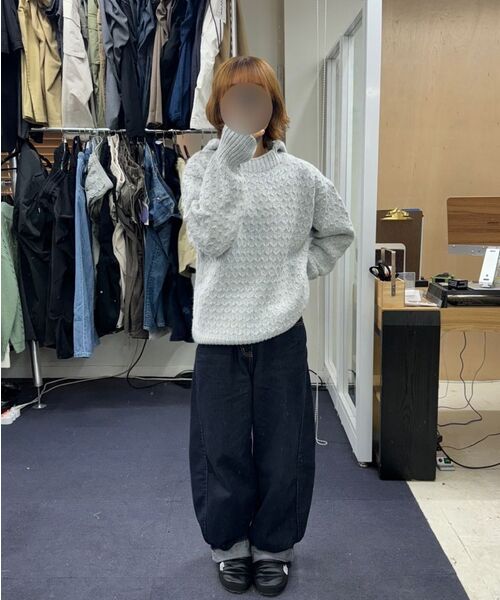 TRIP LE SENS(トリップ ル センス)の「ウールヘアケーブルフードニット_ライトグレー(ニット/セーター・メンズ・その他・MEDIUM/LARGE)」の8枚目の写真