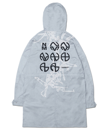 NOMANUAL（NOMANUAL）の「HOODED G.P FIELD JACKET - LIGHT GRAY（ミリタリージャケット）」