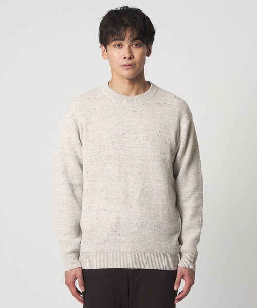 A DAY IN THE LIFE UNITED ARROWS（アデイインザライフユナイテッドアローズ）の「ミドルゲージ カラーネップ ニット-ウォッシャブル-＜A DAY IN THE LIFE＞（ニット/セーター・メンズ・ダークグリーン/ライトグレー/ネイビー・M/L）」の14枚目の写真