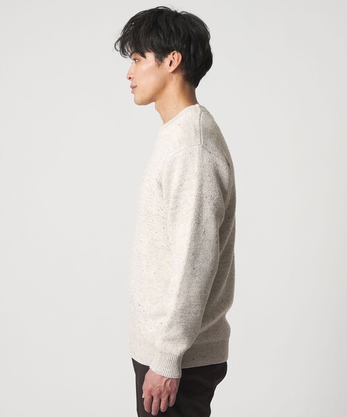 A DAY IN THE LIFE UNITED ARROWS（アデイインザライフユナイテッドアローズ）の「ミドルゲージ カラーネップ ニット-ウォッシャブル-＜A DAY IN THE LIFE＞（ニット/セーター・メンズ・ダークグリーン/ライトグレー/ネイビー・M/L）」の15枚目の写真