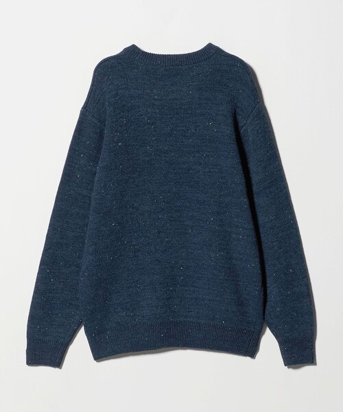 A DAY IN THE LIFE UNITED ARROWS（アデイインザライフユナイテッドアローズ）の「ミドルゲージ カラーネップ ニット-ウォッシャブル-＜A DAY IN THE LIFE＞（ニット/セーター・メンズ・ダークグリーン/ライトグレー/ネイビー・M/L）」の5枚目の写真