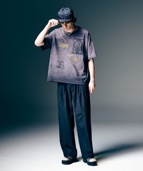 glamb（グラム）の「Sacred Damage Cutsew / セイクリッドダメージカットソー（Tシャツ/カットソー・メンズ・ホワイト/ブラック・S/M/L）」の10枚目の写真