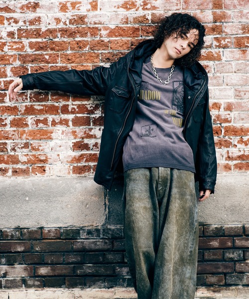 glamb（グラム）の「Sacred Damage Cutsew / セイクリッドダメージカットソー（Tシャツ/カットソー・メンズ・ホワイト/ブラック・S/M/L）」の17枚目の写真
