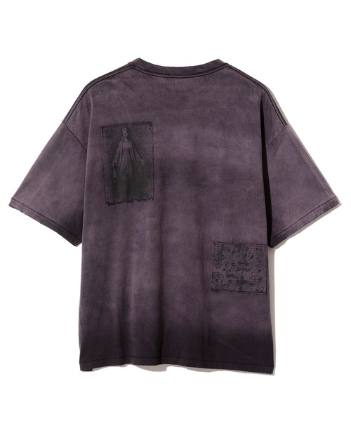 glamb（グラム）の「Sacred Damage Cutsew / セイクリッドダメージカットソー（Tシャツ/カットソー・メンズ・ホワイト/ブラック・S/M/L）」の6枚目の写真