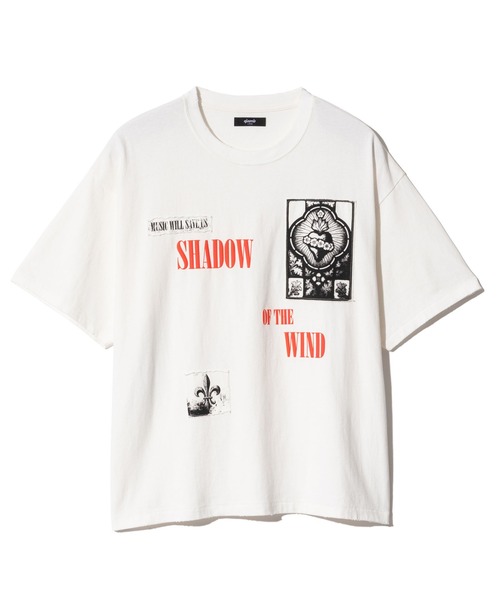 glamb（グラム）の「Sacred Damage Cutsew / セイクリッドダメージカットソー（Tシャツ/カットソー・メンズ・ホワイト/ブラック・S/M/L）」の3枚目の写真