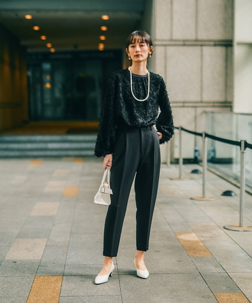 入卒式／セレモニー】Wクロステーパードパンツ 598347（その他パンツ