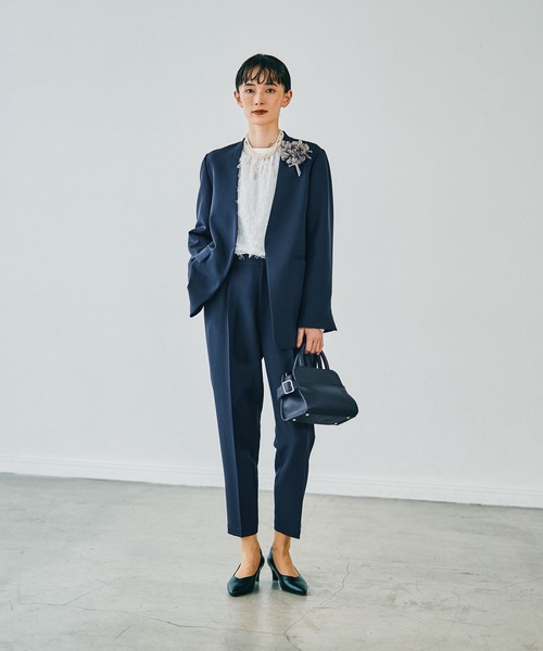 入卒式／セレモニー】Wクロステーパードパンツ 598347（その他パンツ