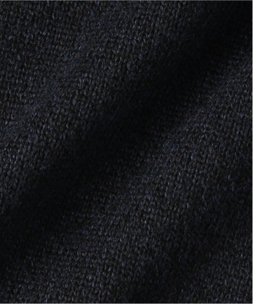 BACK NUMBER（バックナンバー）の「【BACK NUMBER】ポリナイロンニットクルーネックセーター (ミニマルデザイン / 軽やかさ / オフィスカジュアル)（ニット/セーター・メンズ・サックスブルー/ブラック/ネイビー/ダークグレー/ブラウン/グリーン・L/XL/M）」の14枚目の写真