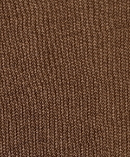 BASERANGE（ベースレンジ）の「BASERANGE バンブー ロングスリーブプルオーバー（Tシャツ/カットソー・レディース・ホワイト/ベージュ/ブラウン/ライトベージュ/ダークブラウン・S）」の7枚目の写真