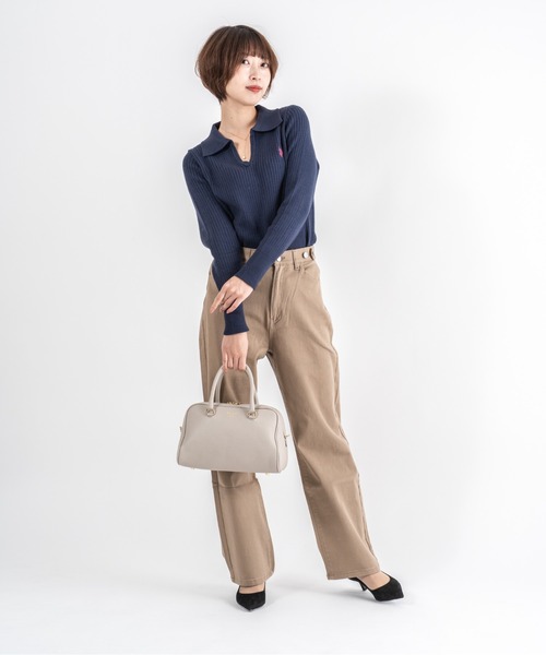 CHRISTIAN VILLA（クリスチャンヴィラ）の「【CHRISTIAN VILLA】ボストン バッグ　Ｌサイズ（ボストンバッグ・レディース・ブラック/アイボリー/ベージュ系その他/ダークブラウン/ブラウン・FREE）」の22枚目の写真