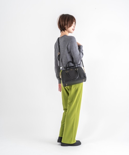 CHRISTIAN VILLA（クリスチャンヴィラ）の「【CHRISTIAN VILLA】ボストン バッグ　Ｌサイズ（ボストンバッグ・レディース・ブラック/アイボリー/ベージュ系その他/ダークブラウン/ブラウン・FREE）」の16枚目の写真