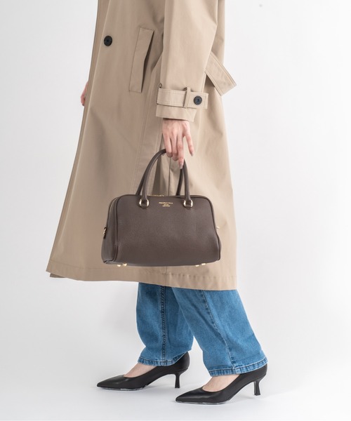 CHRISTIAN VILLA（クリスチャンヴィラ）の「【CHRISTIAN VILLA】ボストン バッグ　Ｌサイズ（ボストンバッグ・レディース・ブラック/アイボリー/ベージュ系その他/ダークブラウン/ブラウン・FREE）」の10枚目の写真