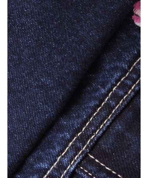 EVRIS（エヴリス）の「Embroideryデニムブルゾン【セットアップ着用可能】（デニムジャケット・レディース・ブラック/インディゴブルー・FREE）」の19枚目の写真