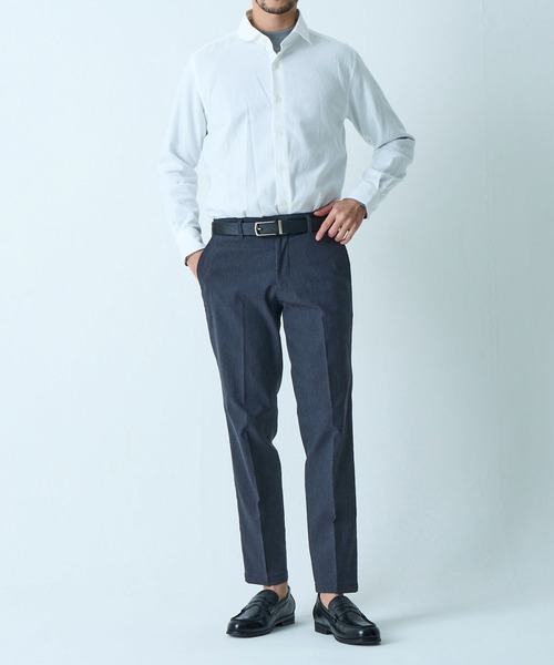 TETE HOMME(テットオム)の「ホリゾンタルカラー リラックスシルエットメランジシャツ(シャツ/ブラウス・メンズ・オレンジ/ホワイト/チャコールグレー・X-LARGE/MEDIUM/LARGE)」の11枚目の写真