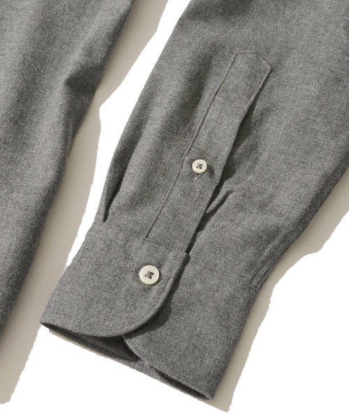 TETE HOMME(テットオム)の「ホリゾンタルカラー リラックスシルエットメランジシャツ(シャツ/ブラウス・メンズ・オレンジ/ホワイト/チャコールグレー・X-LARGE/MEDIUM/LARGE)」の20枚目の写真
