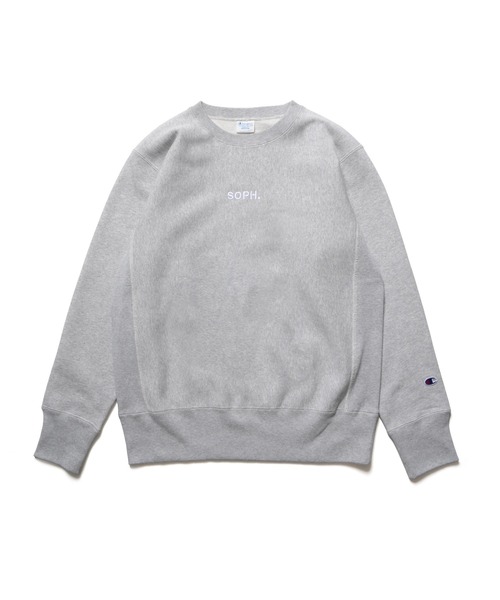 SOPH.（ソフ）の「Champion REVERSE WEAVE CREWNECK SWEAT（スウェット・メンズ・ボルドー/グリーン/オフホワイト/ブラック/ライトブルー/グレー・4/3/2/1）」の4枚目の写真