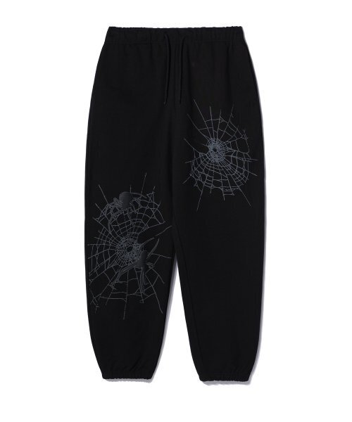 CRITIC(クリティック)の「SPIDER JOGGER SWEATPANTS BLACK(スウェットパンツ・レディース・その他・LARGE/MEDIUM/X-LARGE)」の1枚目の写真