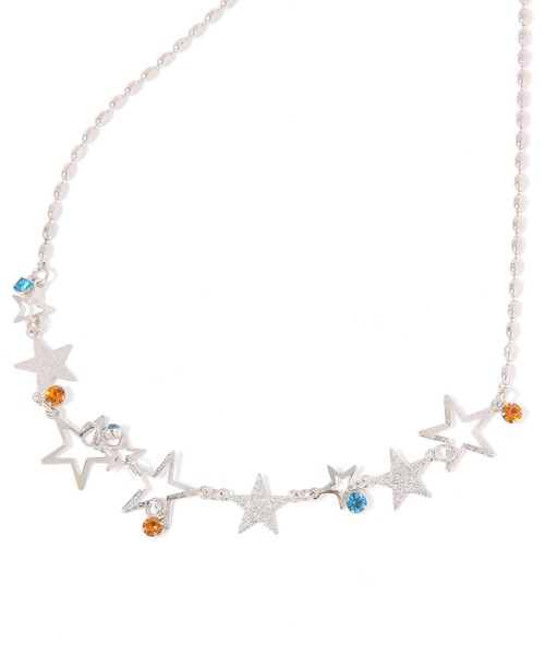 niko and...（ニコアンド）の「メニースターネックレス（ネックレス・レディース・イエロー/グレー・0）」の2枚目の写真