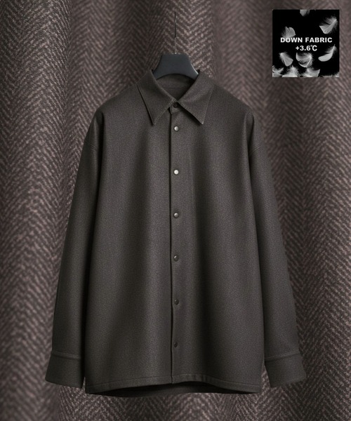 ≪残りわずか≫【WEB限定】＋3.6℃ダウンファブリックL/Sシャツ ｜SETUP