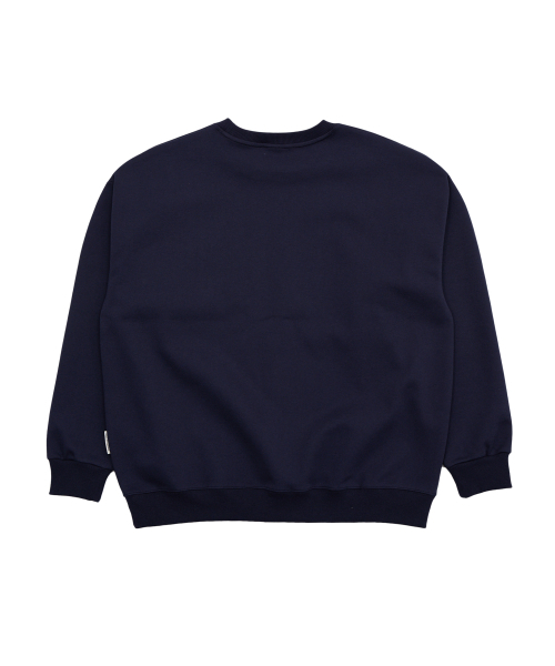 DOUBLE JD（ダブルジェイディー）の「ポイントラベル スウェット (ネイビー)（スウェット・レディース・その他・MEDIUM/LARGE）」の2枚目の写真