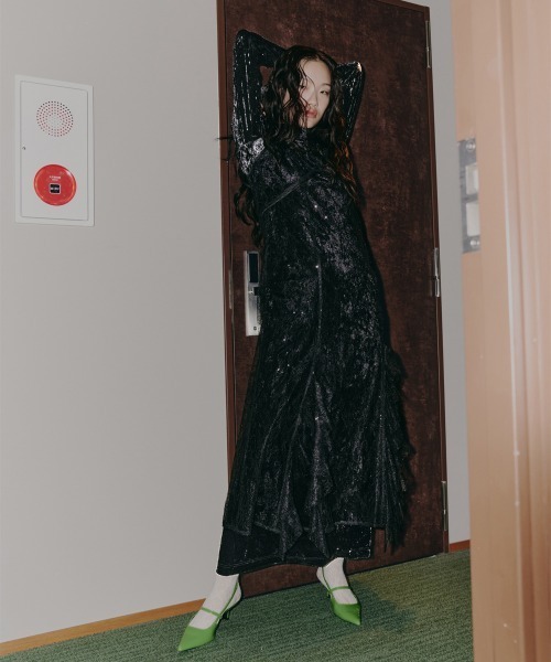 ANDRESD（アンドレスド）の「スパークルレースベロアドレス / sparkle