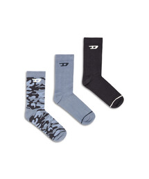 DIESEL | メンズ ソックス 3足パック SKM-D-TENNIS-CREW-17.5(ソックス/靴下)