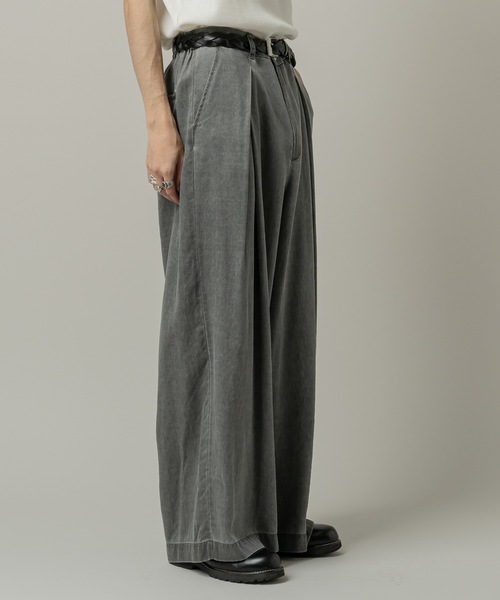 CASPER JOHN（キャスパージョン）の「Lyocell 100 baggy pants/リヨセル100バギーパンツ（その他パンツ・メンズ・ブラック/グレー・LARGE/MEDIUM/SMALL/X-SMALL）」の13枚目の写真
