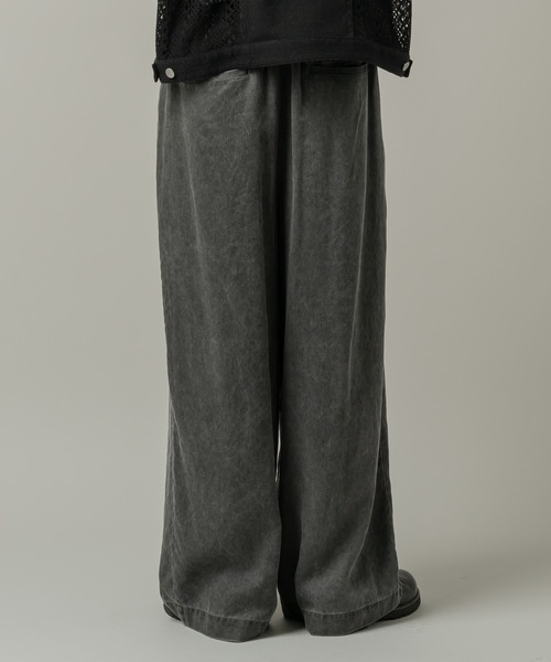 CASPER JOHN（キャスパージョン）の「Lyocell 100 baggy pants/リヨセル100バギーパンツ（その他パンツ・メンズ・ブラック/グレー・LARGE/MEDIUM/SMALL/X-SMALL）」の18枚目の写真