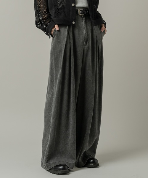 CASPER JOHN（キャスパージョン）の「Lyocell 100 baggy pants/リヨセル100バギーパンツ（その他パンツ・メンズ・ブラック/グレー・LARGE/MEDIUM/SMALL/X-SMALL）」の19枚目の写真