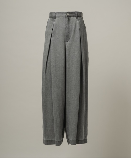 CASPER JOHN（キャスパージョン）の「Lyocell 100 baggy pants/リヨセル100バギーパンツ（その他パンツ・メンズ・ブラック/グレー・LARGE/MEDIUM/SMALL/X-SMALL）」の22枚目の写真