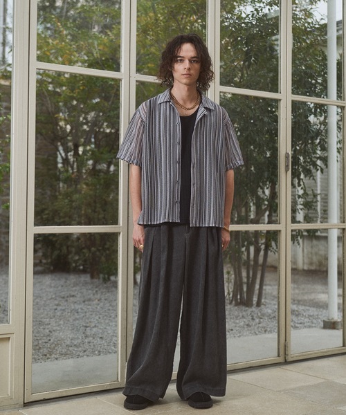 CASPER JOHN（キャスパージョン）の「Lyocell 100 baggy pants/リヨセル100バギーパンツ（その他パンツ・メンズ・ブラック/グレー・LARGE/MEDIUM/SMALL/X-SMALL）」の5枚目の写真