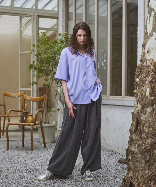 CASPER JOHN（キャスパージョン）の「Lyocell 100 baggy pants/リヨセル100バギーパンツ（その他パンツ・メンズ・ブラック/グレー・LARGE/MEDIUM/SMALL/X-SMALL）」の8枚目の写真