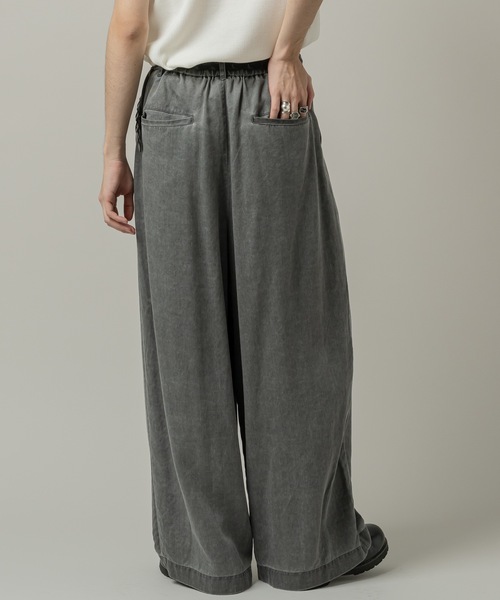 CASPER JOHN（キャスパージョン）の「Lyocell 100 baggy pants/リヨセル100バギーパンツ（その他パンツ・メンズ・ブラック/グレー・LARGE/MEDIUM/SMALL/X-SMALL）」の14枚目の写真
